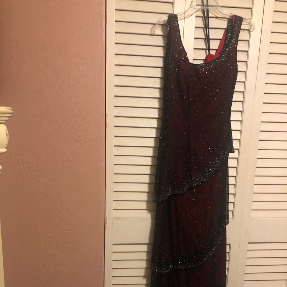 Red sparkle dress